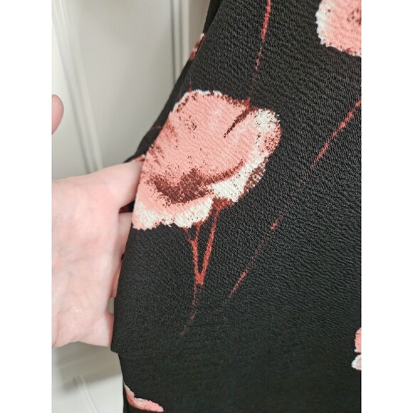 Agnes & Dora Floral Romance Adams Dress Nwt Sz S Black & Pink - Picture 4 of 13